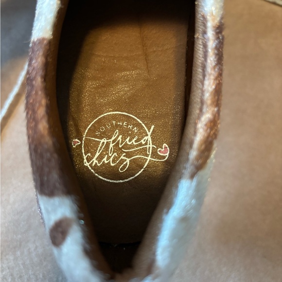 NWOB Southern Fried Chics slip on cow print sneaker - Picture 5 of 6